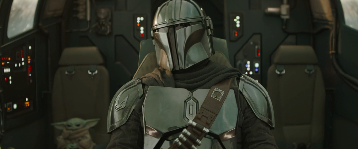Still from the movie The Mandalorian & Grogu