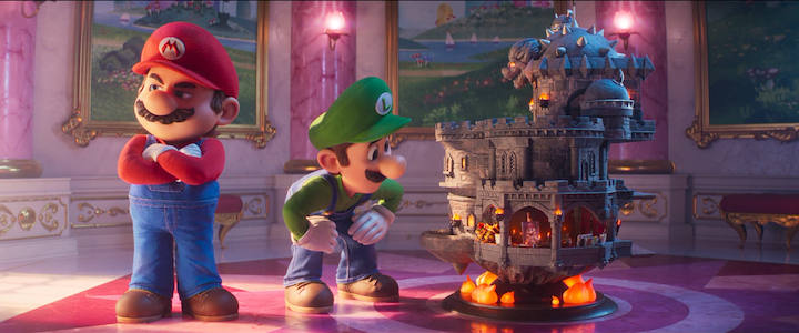 Still from the movie The Super Mario Galaxy Movie