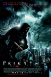 Priest in 3D poster